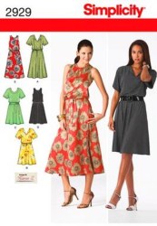 2929  PULLOVER ELASTIC WST DRESS LENGTHS,BELT PATTERN 10-18